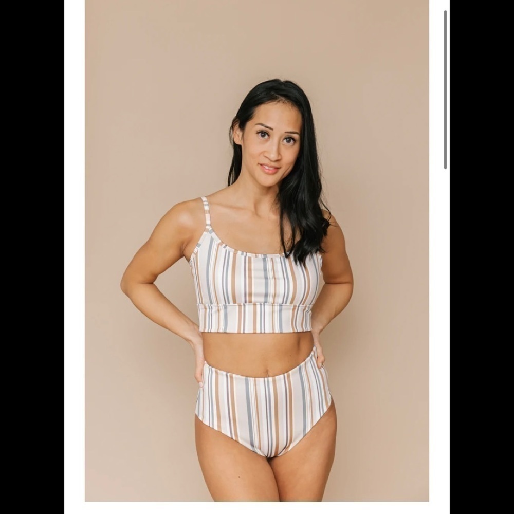 IMAGINE perry high waisted bikini bottoms